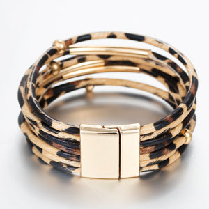 Leopard Wrap Bracelet