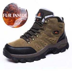 Winter Fur-Lined Mountain Hiking Boots